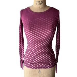 Free People Thermal Faded Stars T-shirt Size Large